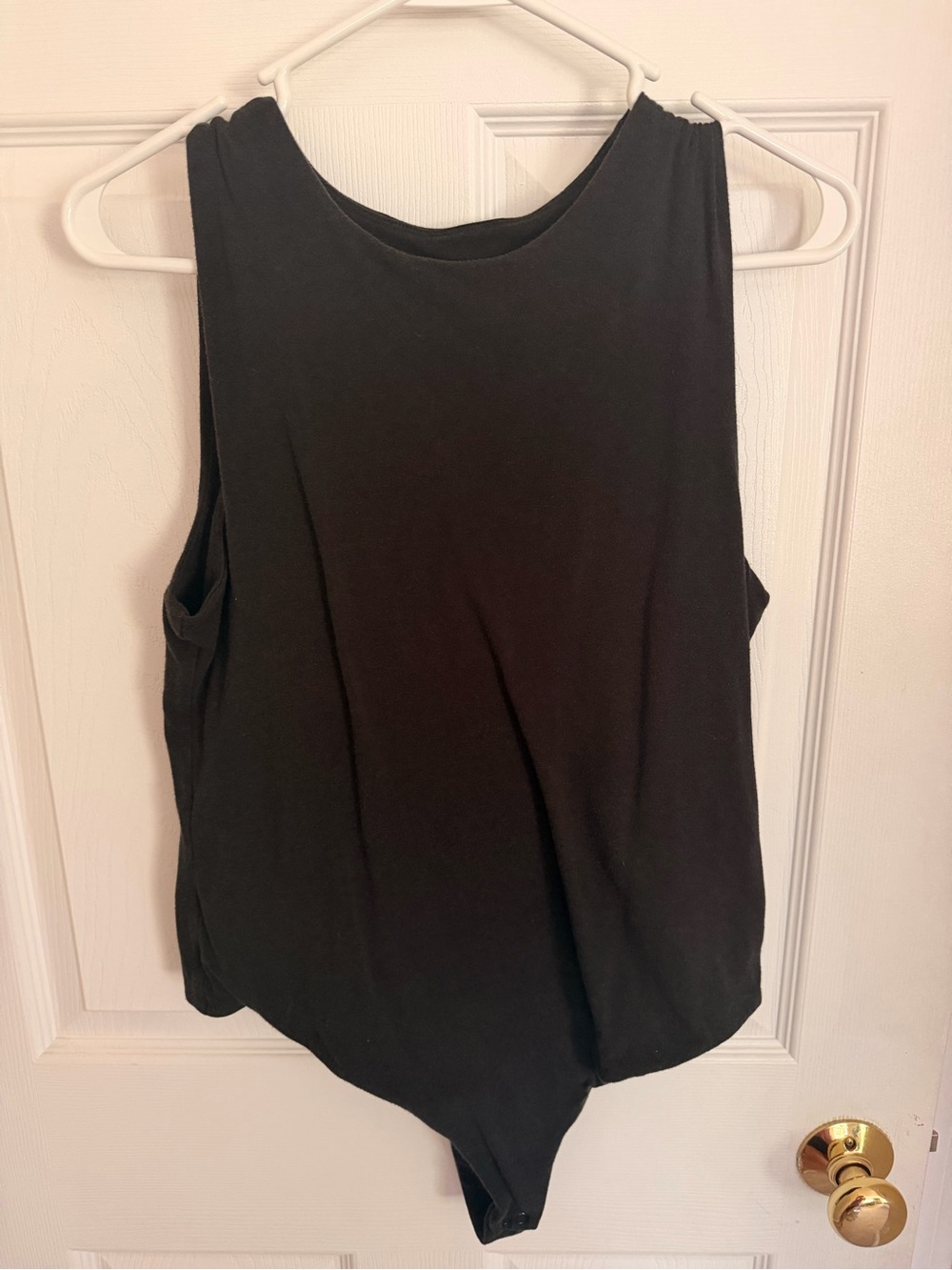 nuuds Black Sleeveless Bodysuit